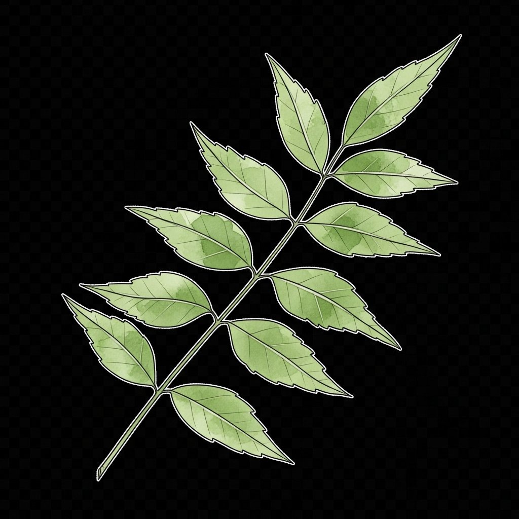 Neem leaves used in Greenwings soap