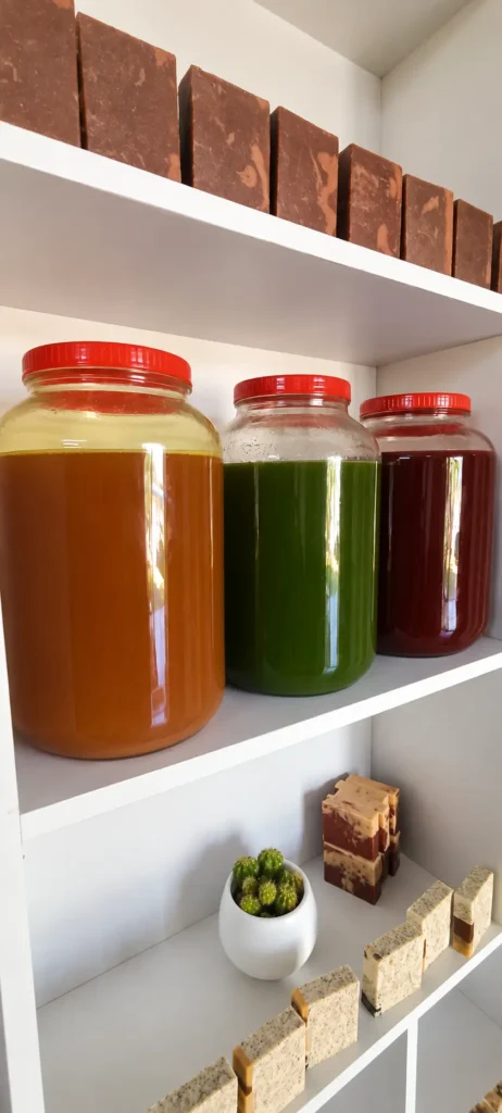 Botanical oils and ingredients used in Greenwings small-batch soapmaking