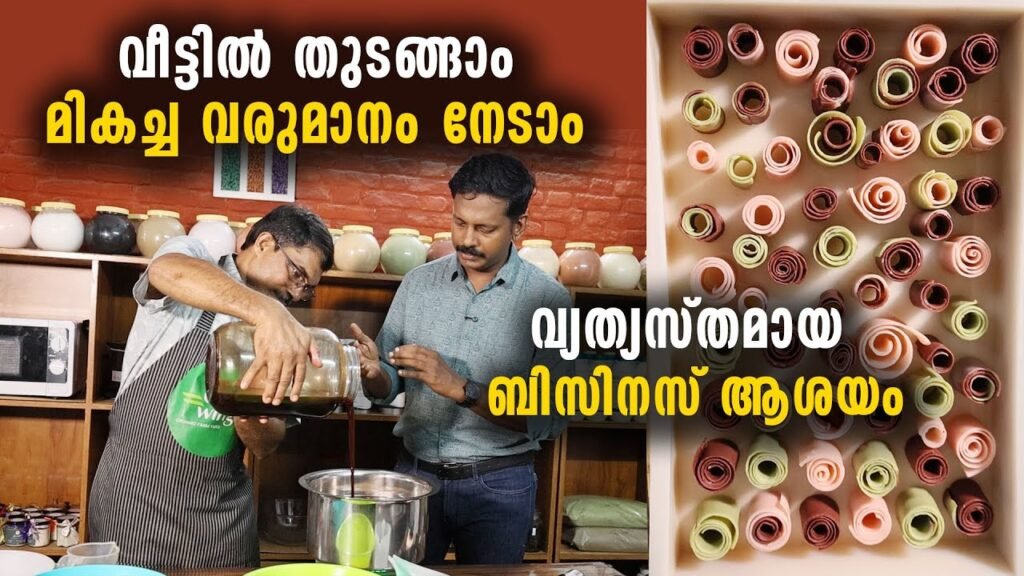 TJ Varghese demonstrating the Greenwings artisanal soap making process
